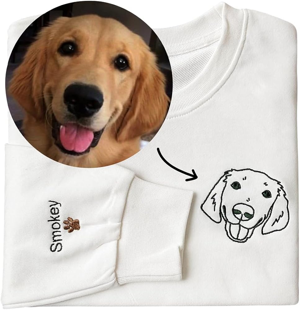 Sudadera Personalizada Perros Blanco