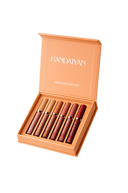 LABIALES NUDE SET DE 6 PIEZAS