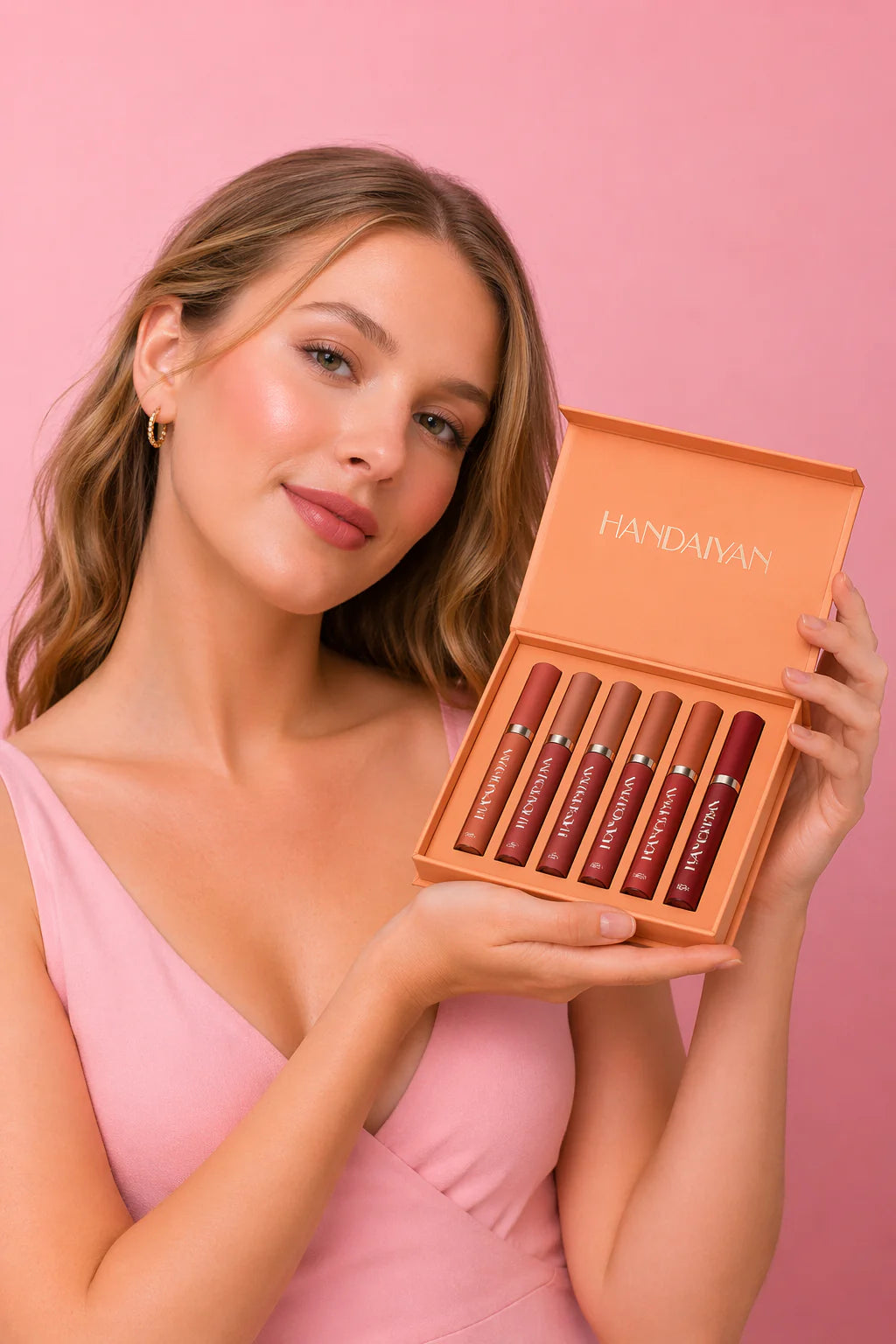 LABIALES NUDE SET DE 6 PIEZAS