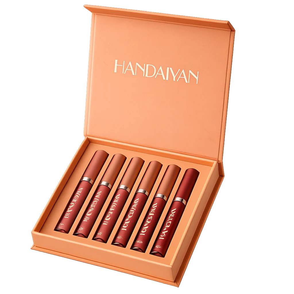 LABIALES NUDE SET DE 6 PIEZAS