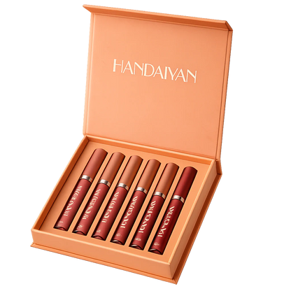 LABIALES NUDE SET DE 6 PIEZAS